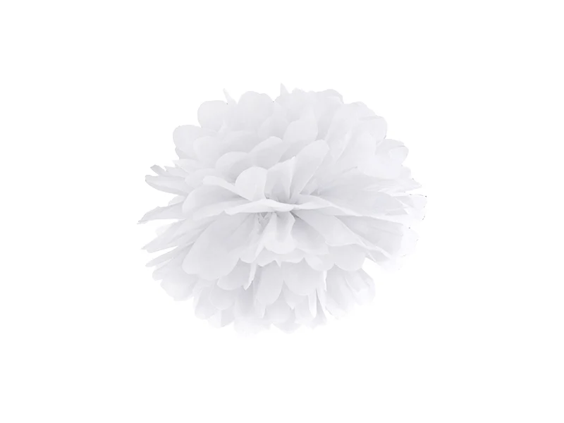Pom Pom Ø 25cm Weiß