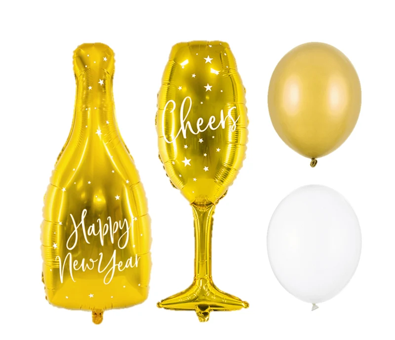 Ballon-Set Champagne Shower