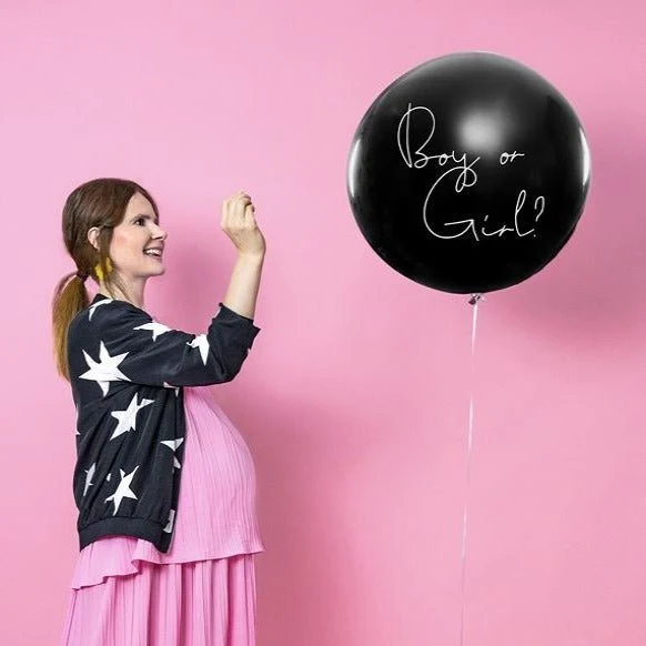 Helium-Set XXL Ballon Gender Reveal "Boy or Girl?" - It's a Girl!