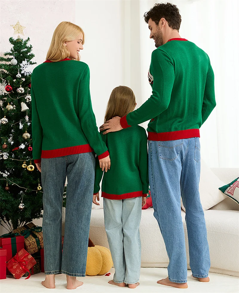 Weihnachtspullover Grün