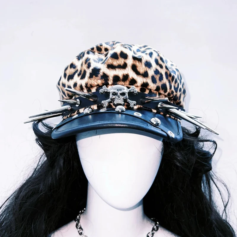 Metal chain rivet applique hollow out cut out top