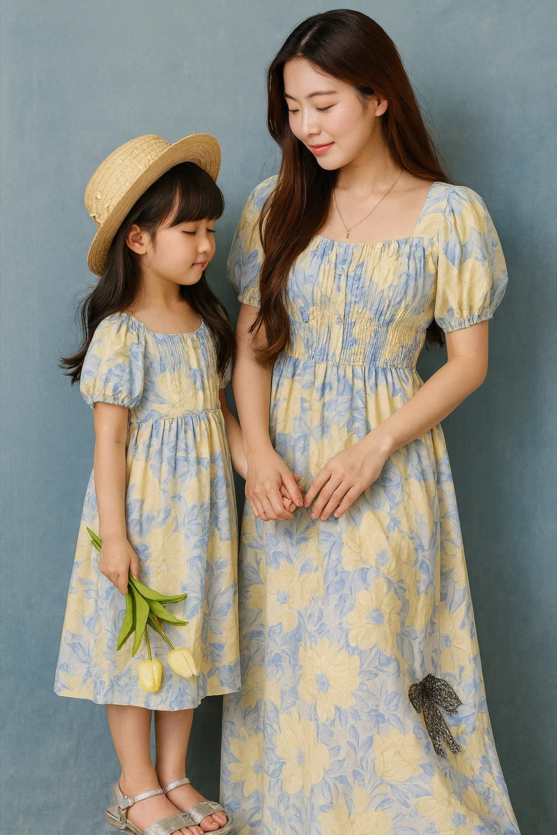 mutter tochter kleid sommer