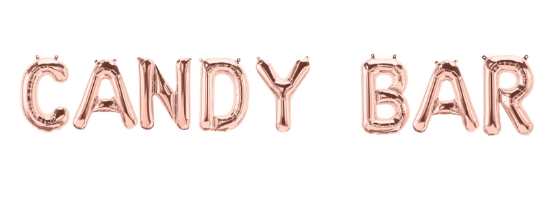 Ballonschriftzug "Candy Bar"