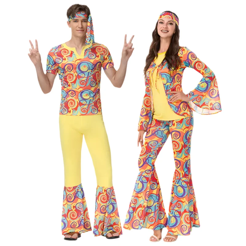Partner Kostüm Hippie