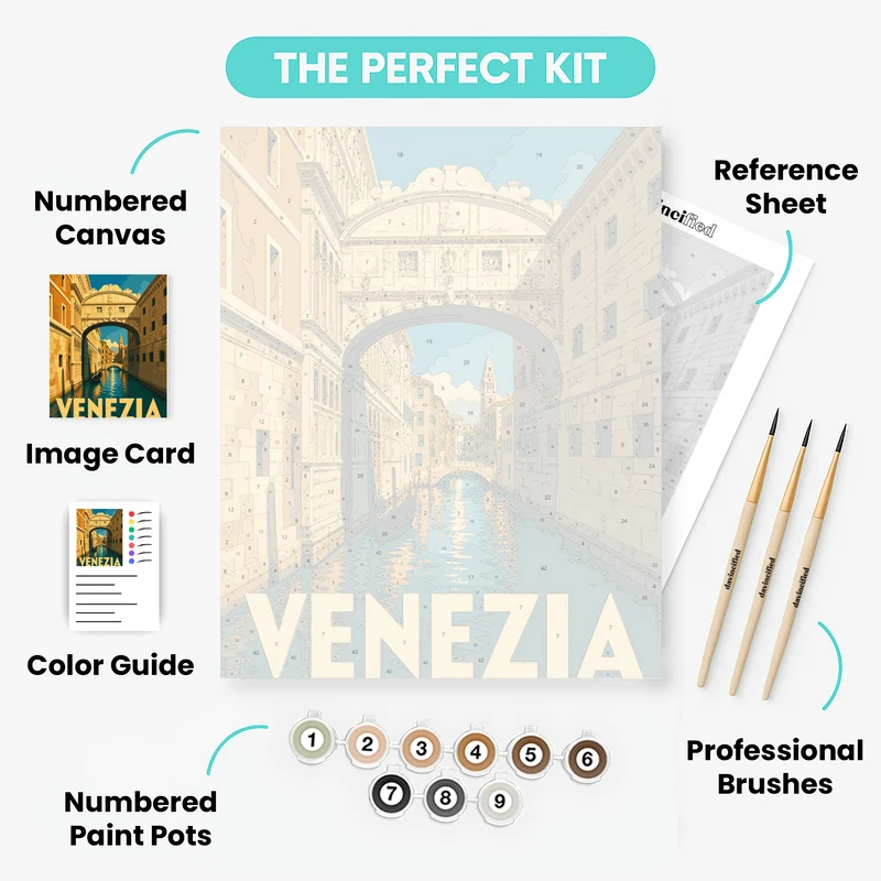 Bridge of Sighs - Paint by Numbers Kit