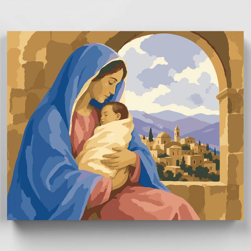 Madonna and Child - Paint by Numbers Kit