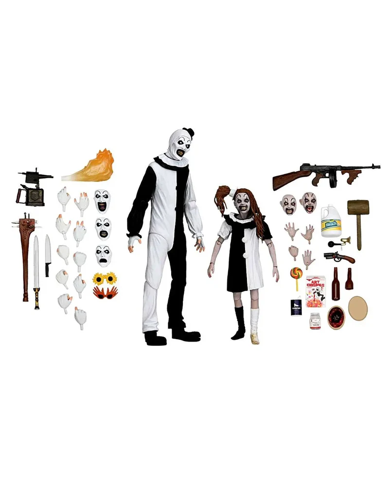 Art The Clown & Little Pale Girl TERRIFIER 2 Actionfigur 17,5 cm