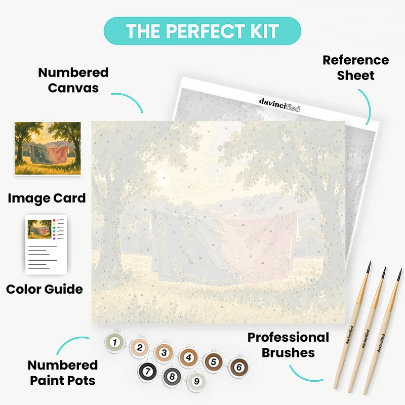 Tapestries on the Line - Paint by Numbers Kit