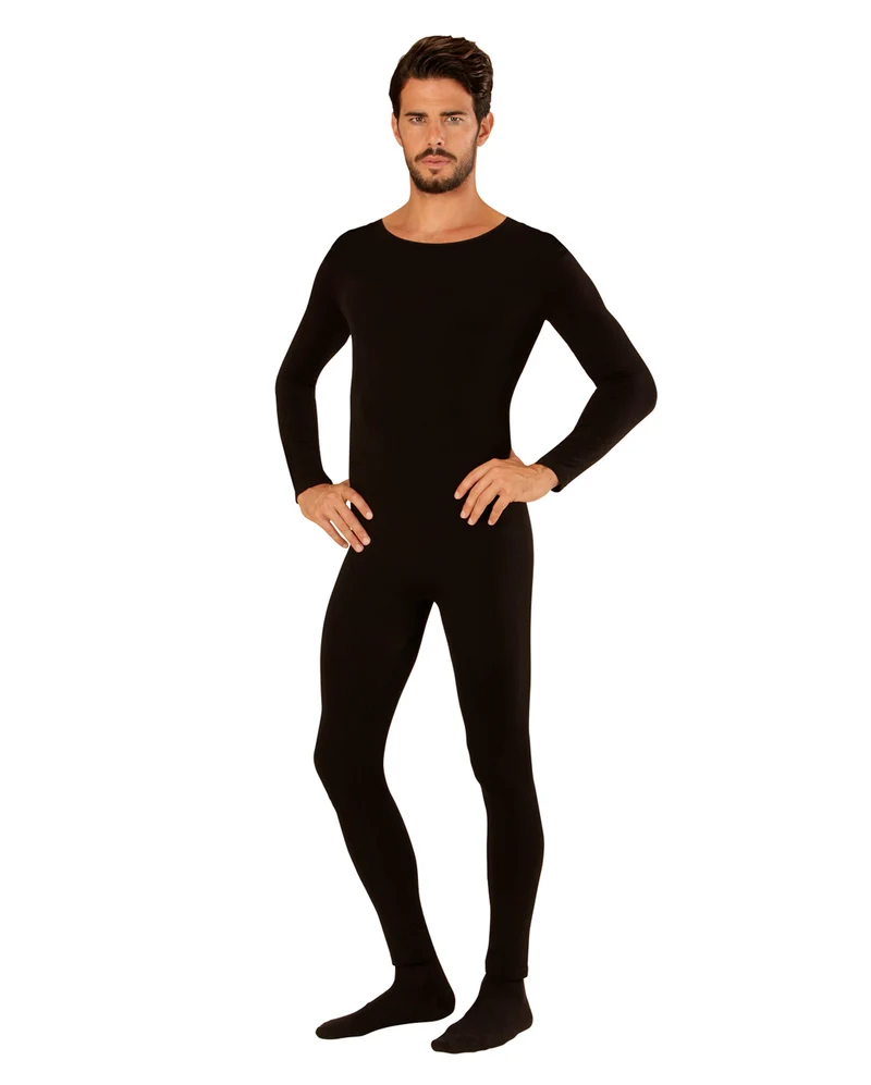 Schwarzer Body Herren Kostümzubehör