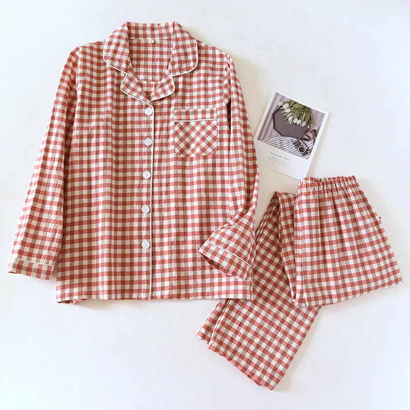 Couples Plaid Pajamas