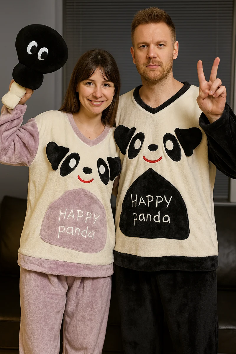 Couples Valentine's Day Pajamas