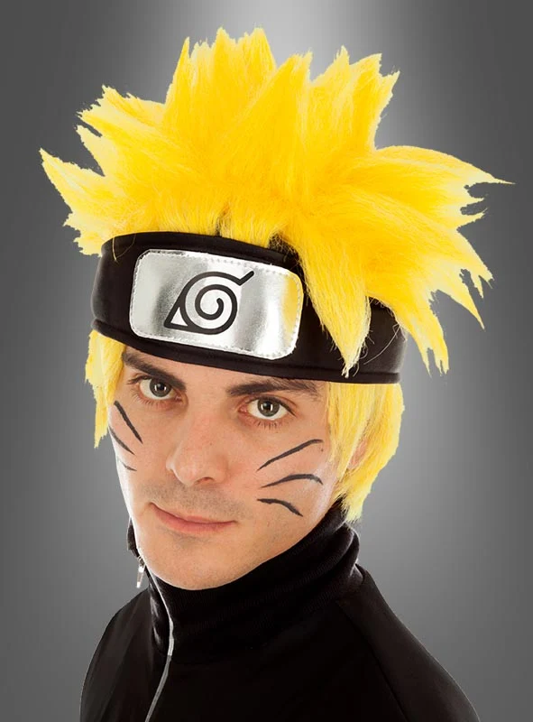 Naruto Perücke Original Lizenz Erwachsene