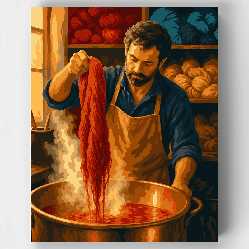 Dyer at the Kettle - Paint by Numbers Kit