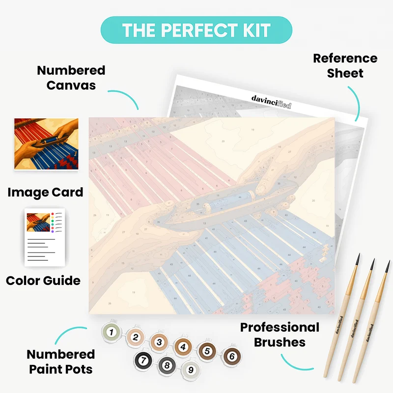 Weaving the Threads - Paint by Numbers Kit
