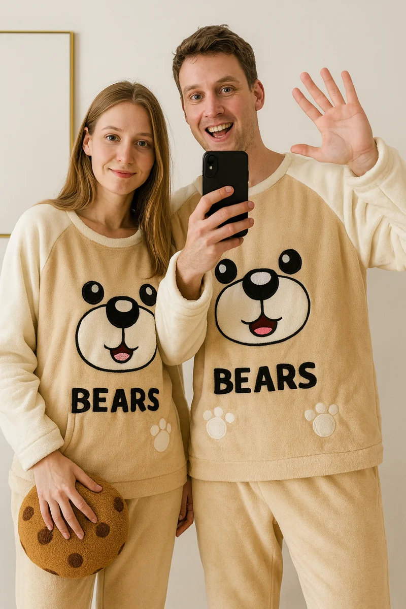 Couples Flannel Pajamas