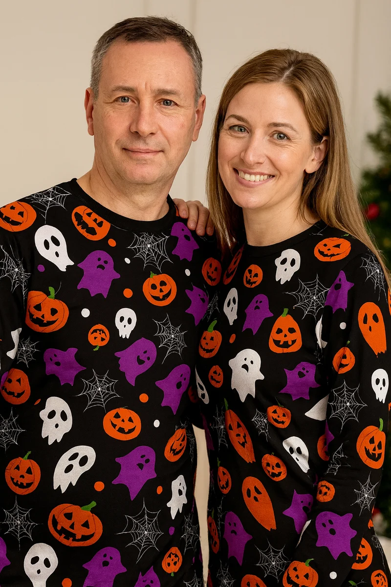 Couple Halloween Pajamas