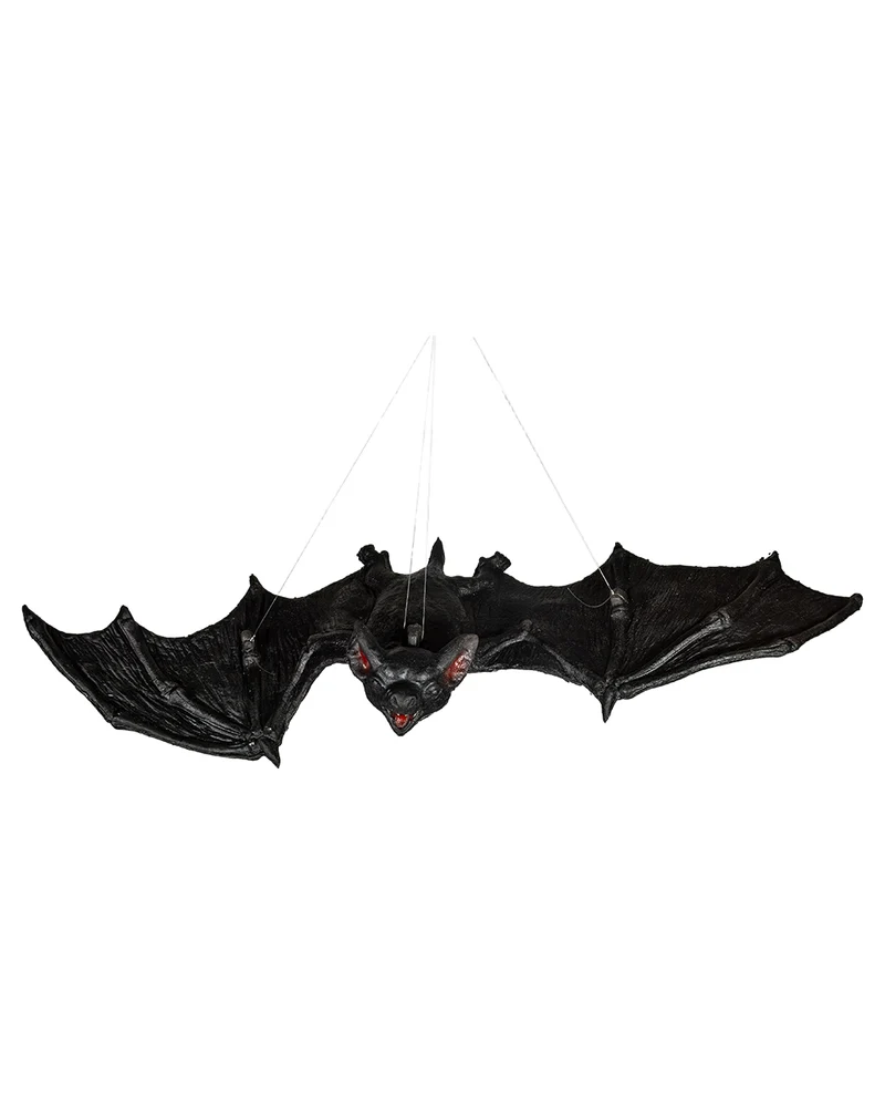 Schwarze Fledermaus zum Hängen 72cm