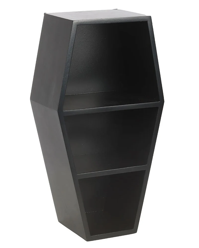 Kleines, Schwarzes Sargregal 40cm