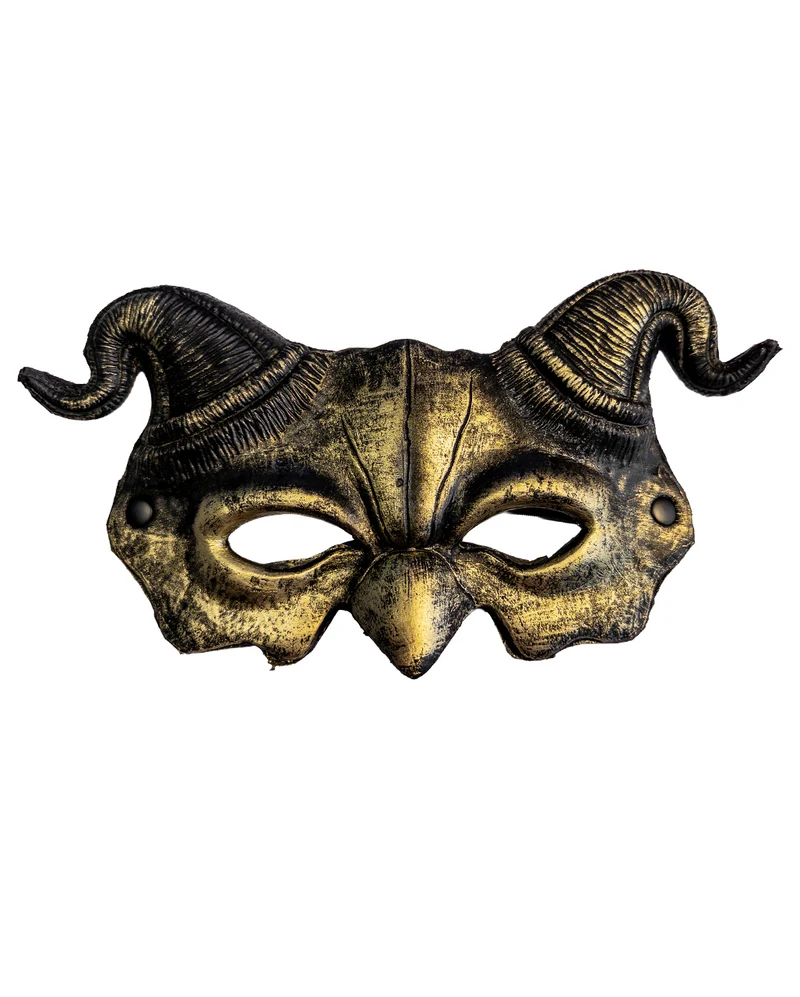 Goldene Dämonen Gott Halbmaske