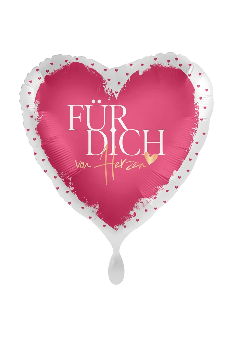 Heliumballon-Geschenk "Für Dich von Herzen"