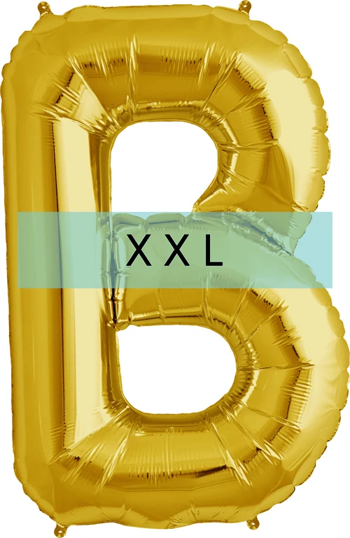 Buchstaben Ballon B XXL Gold