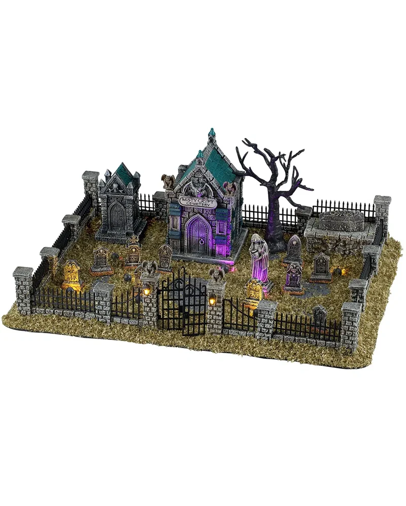 Die neblige Gruft Friedhof Set - Lemax Spooky Town
