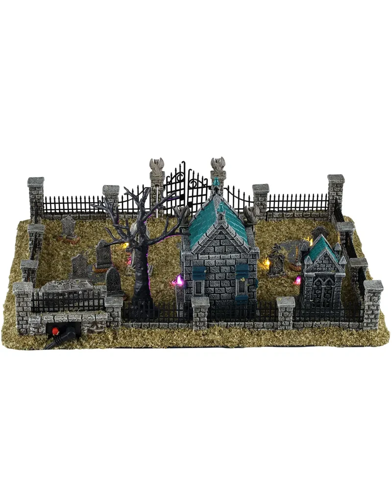 Die neblige Gruft Friedhof Set - Lemax Spooky Town