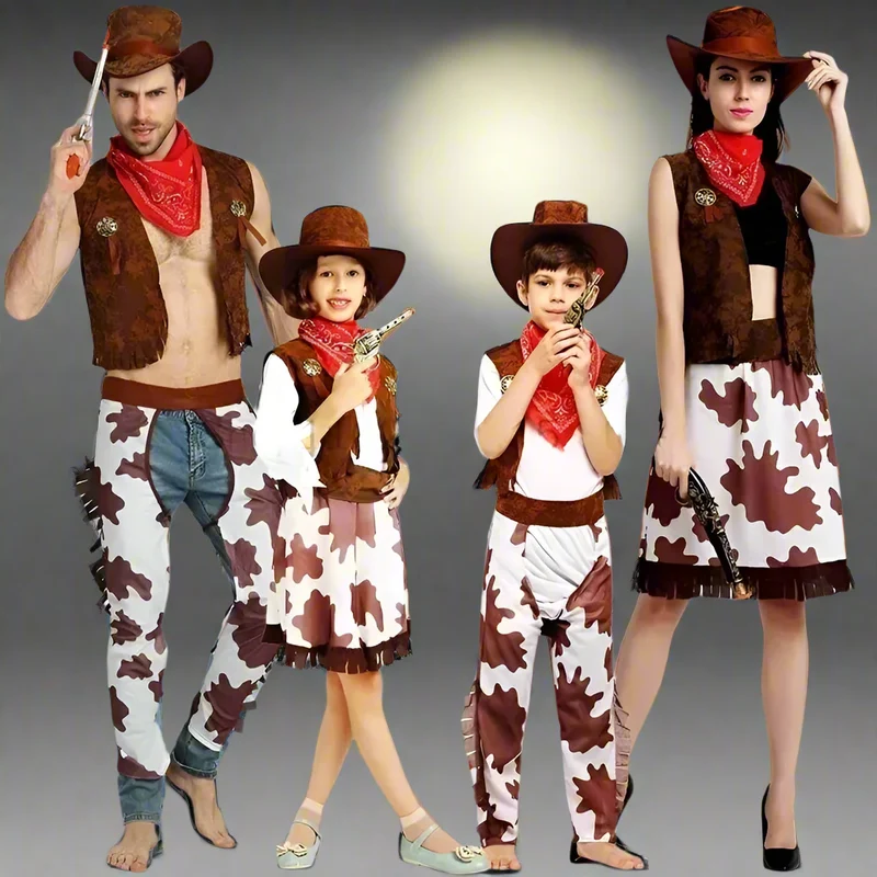 Cowboy Kostüm Familie