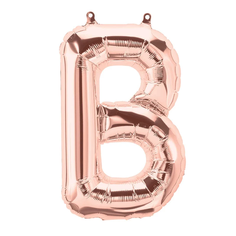 Buchstaben Ballon B Roségold
