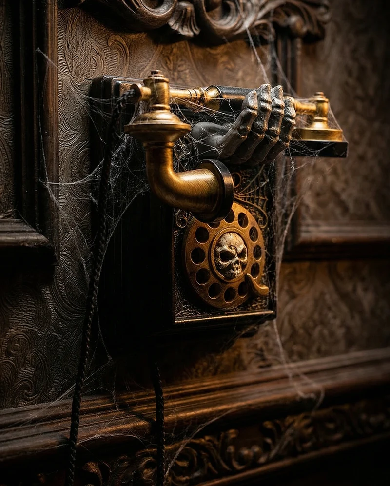 Spooky Telefon mit Bewegung & Sound 21cm