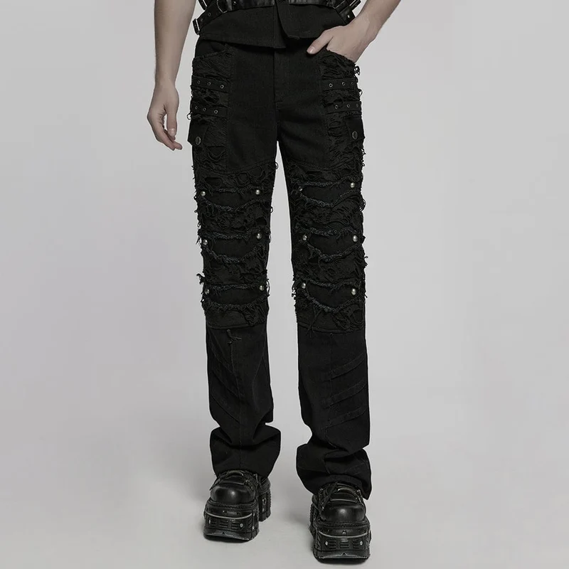 Zerrissene Punk-Hose für Herren