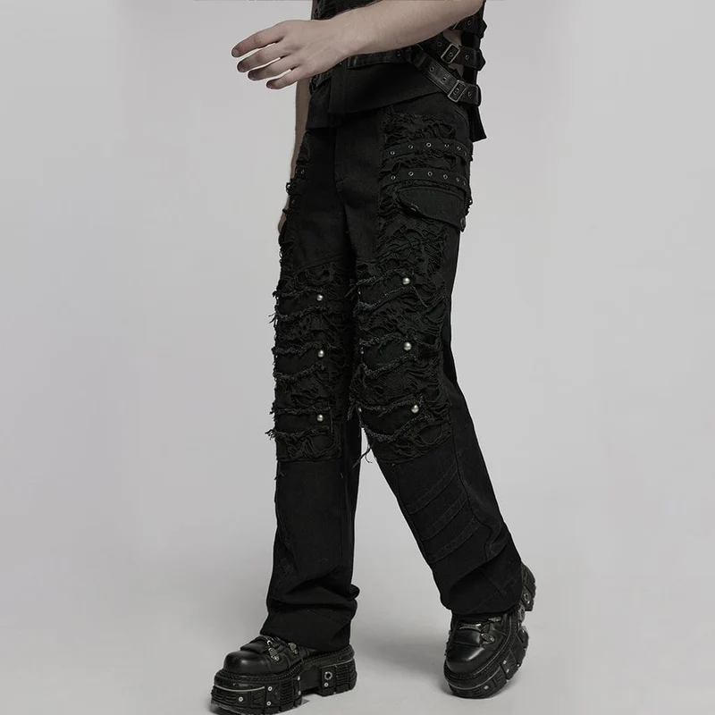 Zerrissene Punk-Hose für Herren