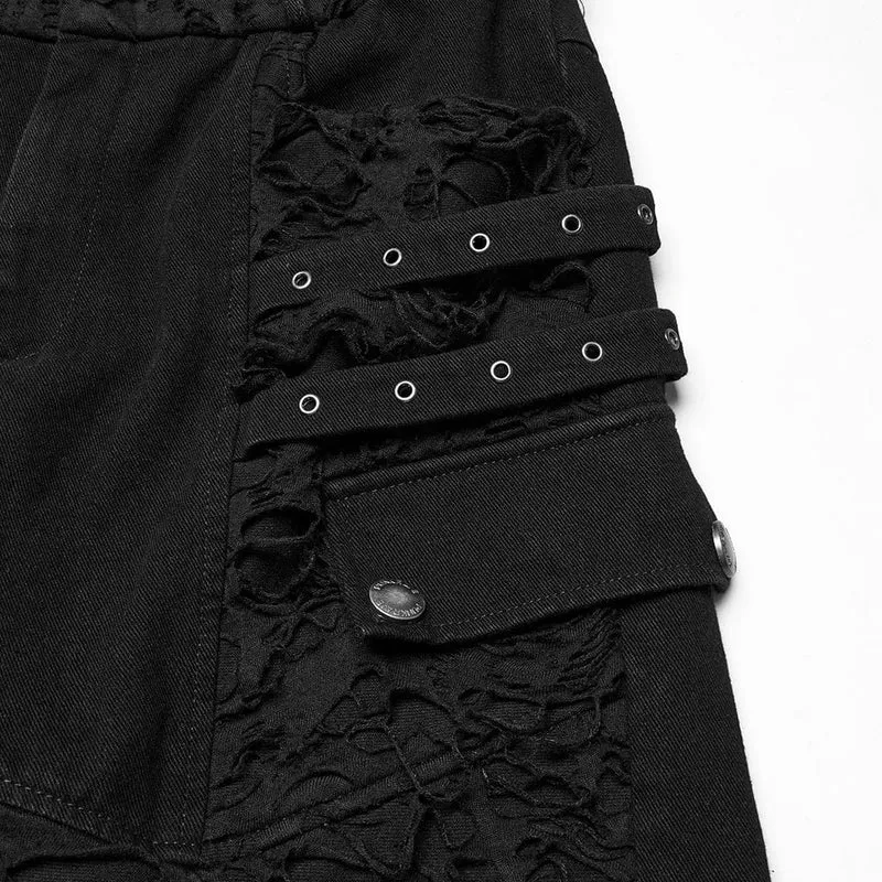 Zerrissene Punk-Hose für Herren