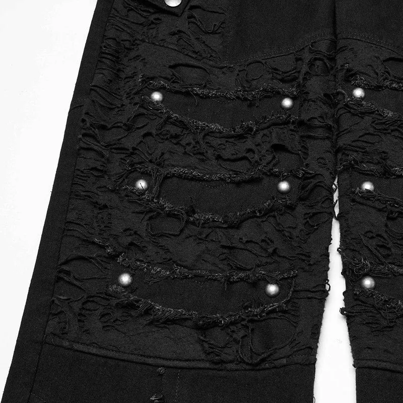 Zerrissene Punk-Hose für Herren