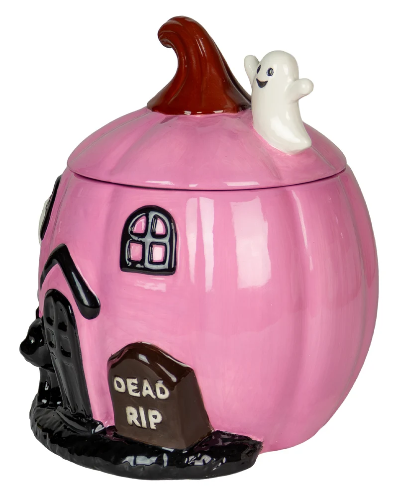Summerween Kürbis Keksdose Pink 18cm