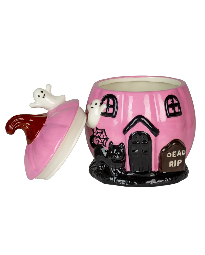 Summerween Kürbis Keksdose Pink 18cm