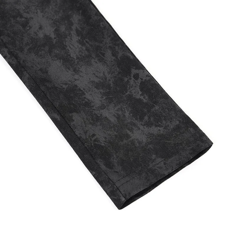 Gothic-Hose mit Cutout-Schnallen für Damen