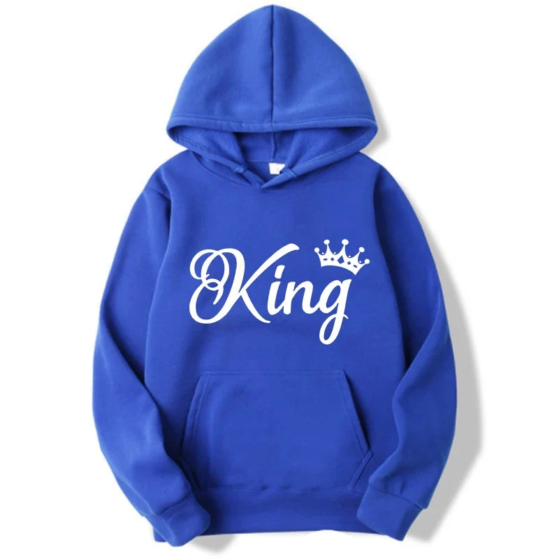 King And Queen Hoodies Custom