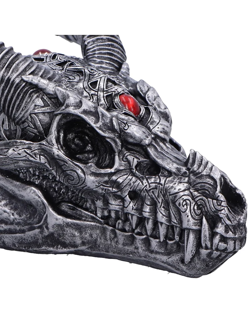 Tribal Flame Sci-Fi Drachenschädel 21,5cm