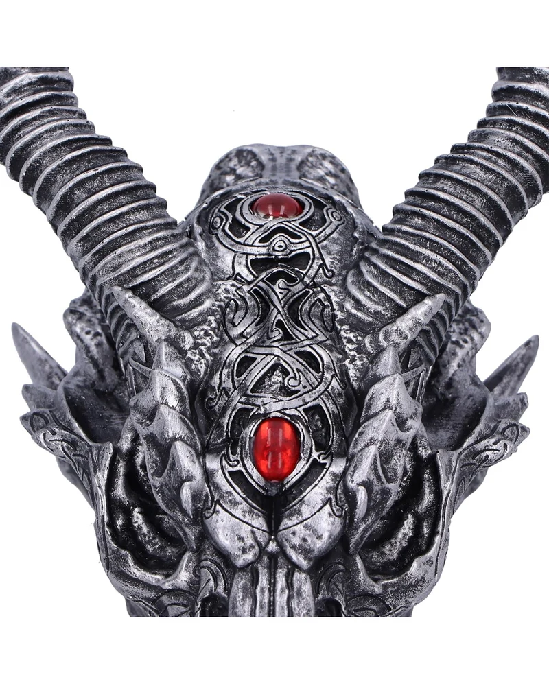 Tribal Flame Sci-Fi Drachenschädel 21,5cm
