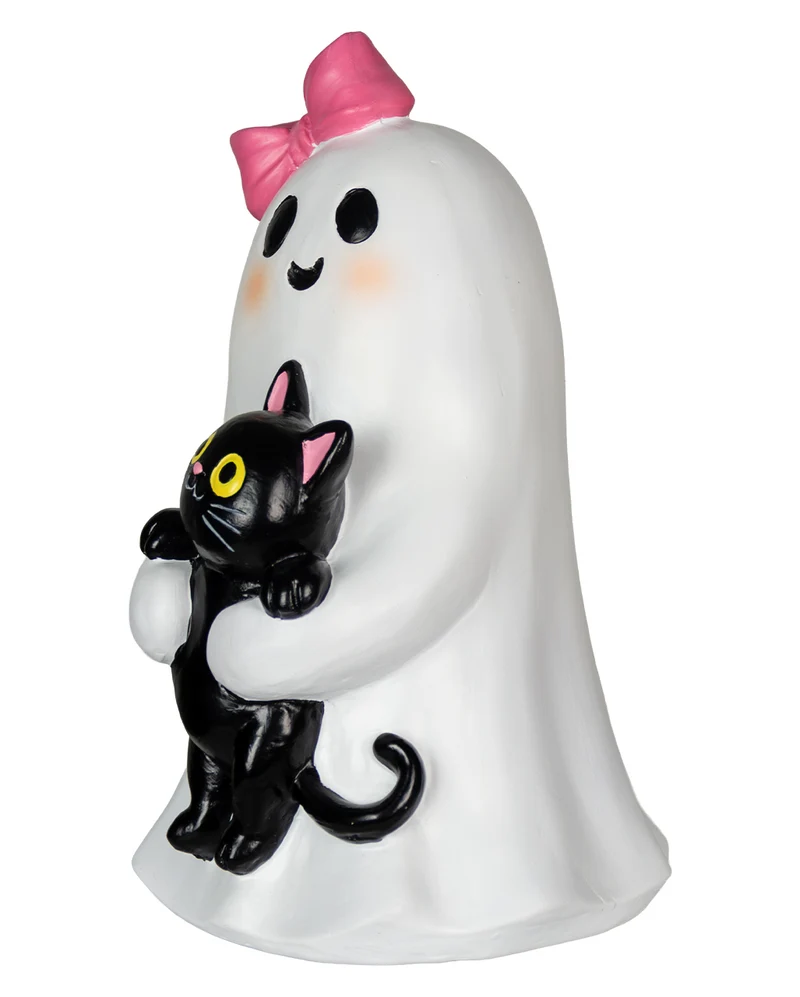 Summerween Gespenst mit Kätzchen 20cm