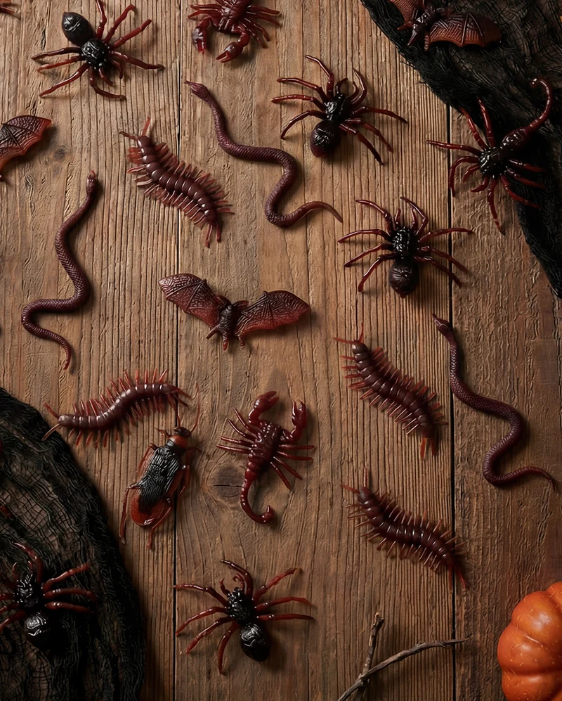 Halloween Insekten & Ungeziefer als Streudeko 36 St.