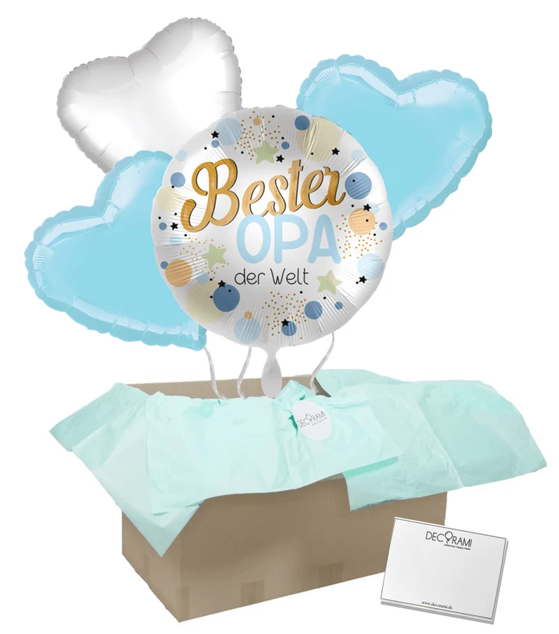 Heliumballon-Geschenk "Bester Opa"