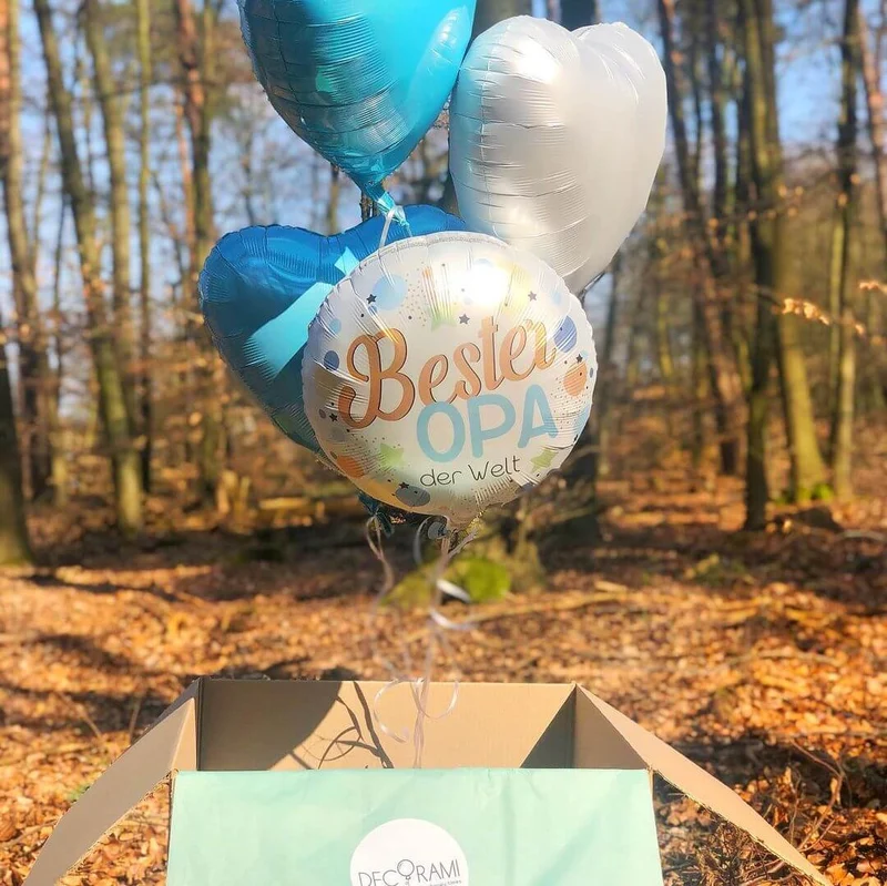 Heliumballon-Geschenk "Bester Opa"