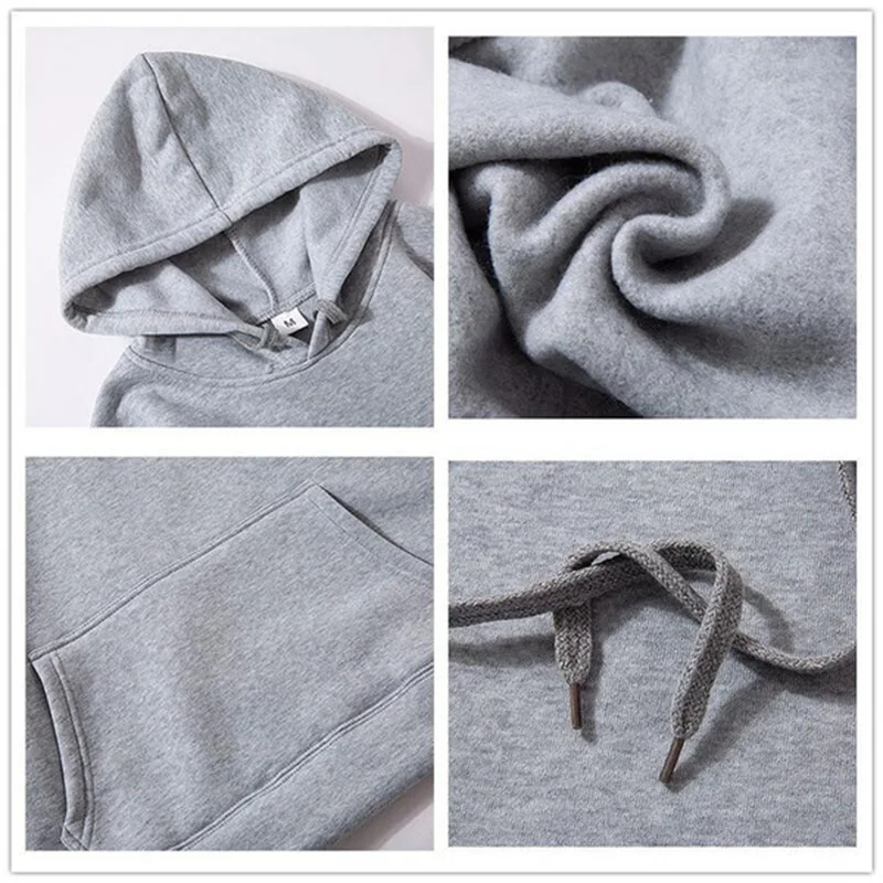 King Queen Hoodie Grau