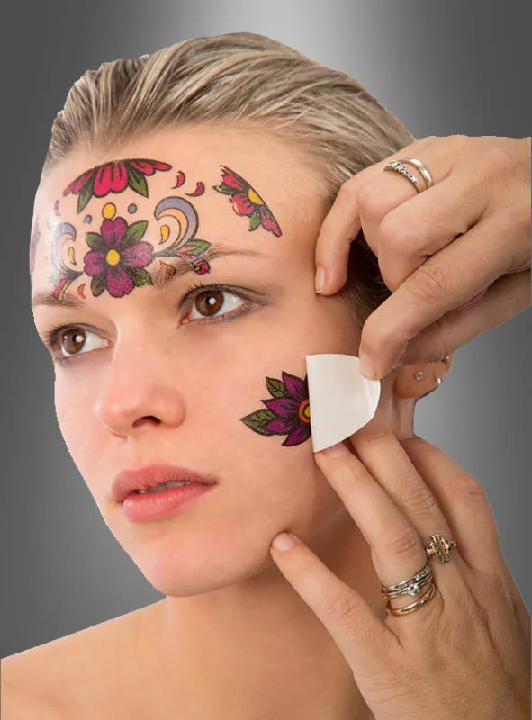 Gesichts Tattoos Tag der Toten