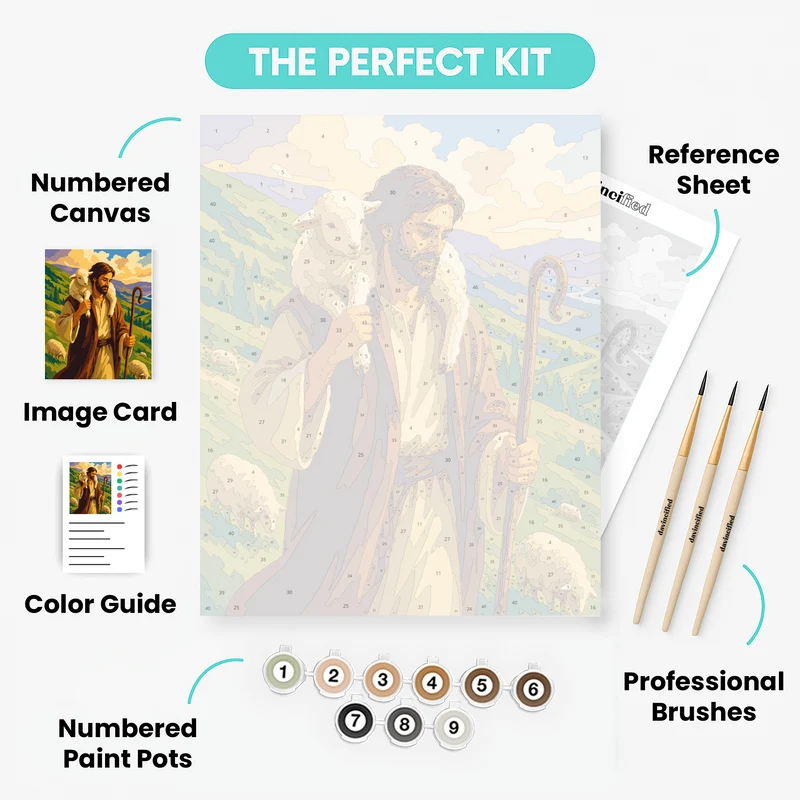 Good Shepherd Lamb - Paint by Numbers Kit