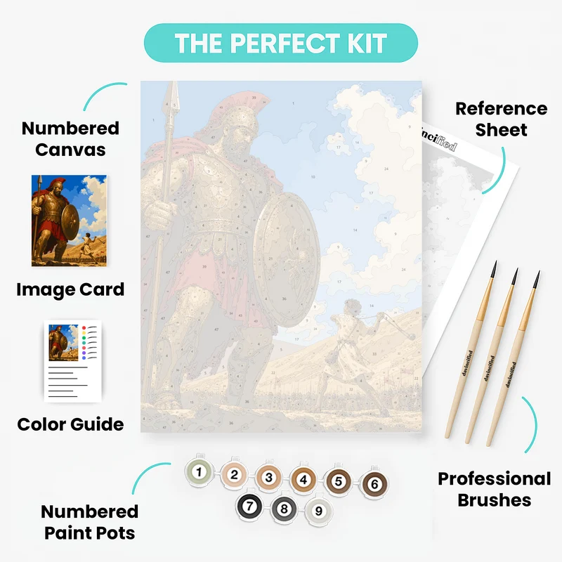 David and Goliath - Paint by Numbers Kit