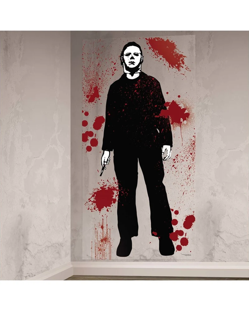 Michael Myers Wandfolie 165cm