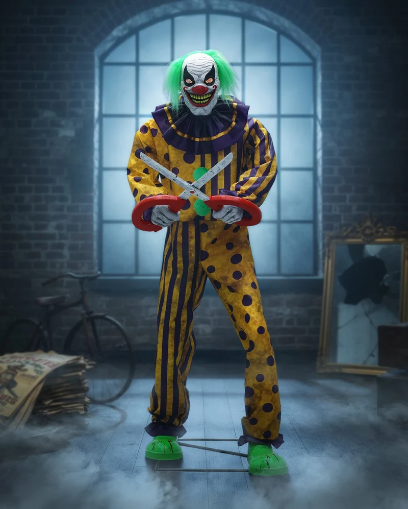 Snippers the Clown Halloween Animatronic 182cm